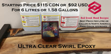 Load image into Gallery viewer, Ultra Clear Swirl Casting Epoxy Kit