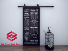 Load image into Gallery viewer, Barn Door Hardware - Single Door - Top Mount Hangers - 8 ft Track