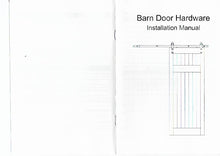 Load image into Gallery viewer, Barn Door Hardware - Double Door -  Top Mount Hangers - 13 ft Track
