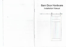 Load image into Gallery viewer, Barn Door Hardware - Double Door - Diamond Shaped Hangers - 13 ft Track
