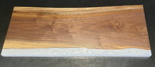 Load image into Gallery viewer, CH229 - 23.75&quot; x 10&quot; Live Edge Black Walnut with Pearl Epoxy Charcuterie Board / Serving Tray
